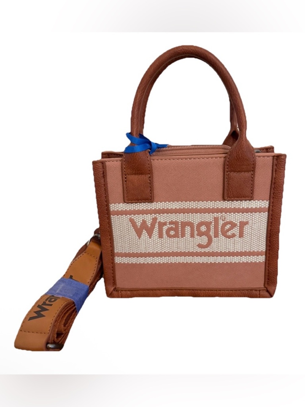 Wrangler Rose Brown Mini Crossbody Tote